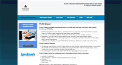 Desktop Screenshot of profitchaser.landmarkpd.co.uk